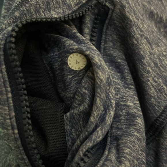 Lululemon Define Jacket (Rulu)Heathered Hero Blue Size 4 - Picture 12 of 12